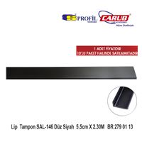 Tampon Altı Lip SAL-146 Düz Siyah  5.5cmx2.30M